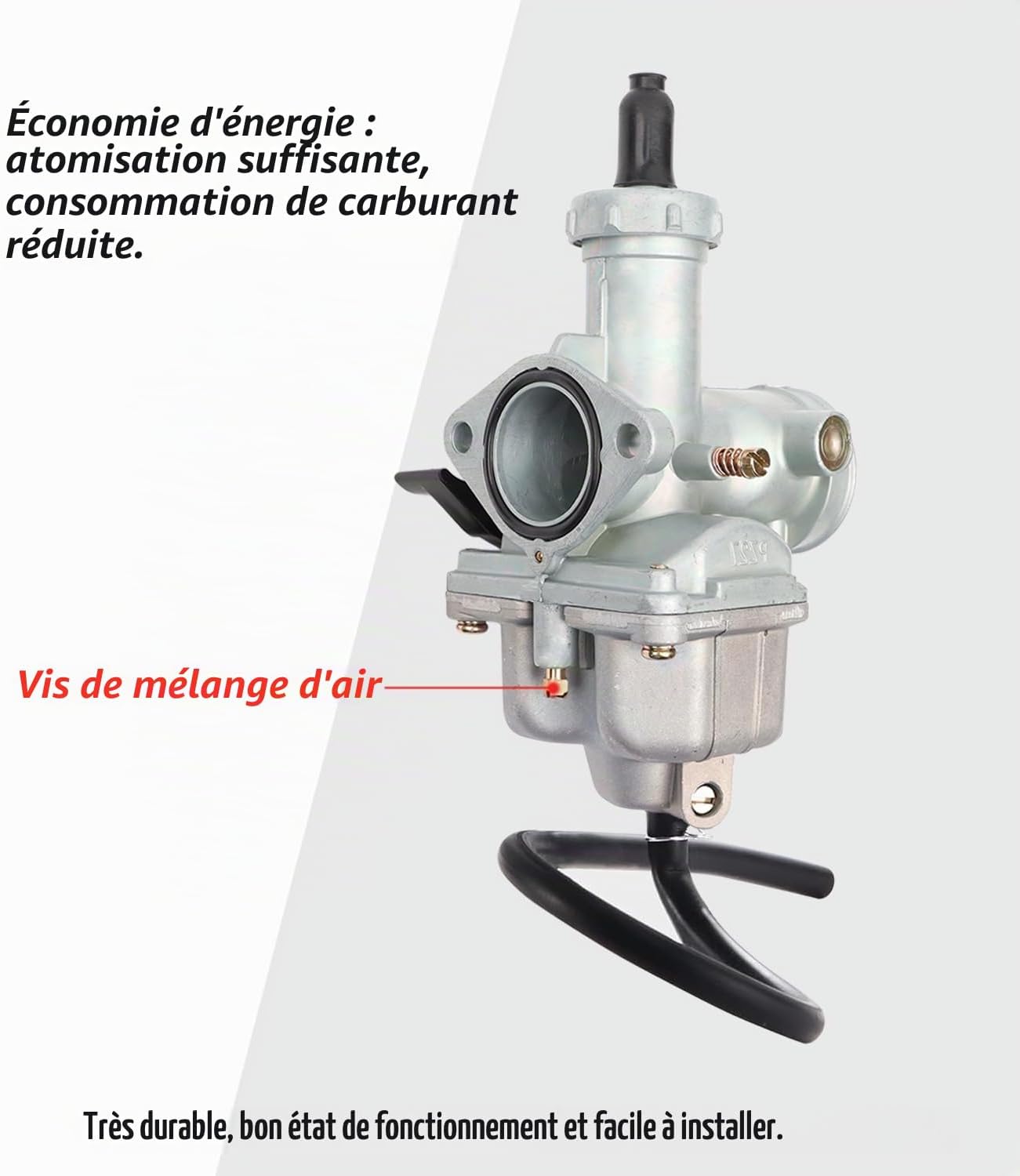 Detalle de AMZSKU PZ27 carburateur 27 mm voor ATV, crossmotor en go-kart