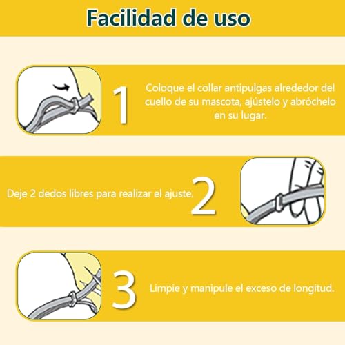 Thumbnail 5 de Collar antiparasitario Asticers para perros (12 meses) contra pulgas y garrapatas, ajustable hasta 65 cm