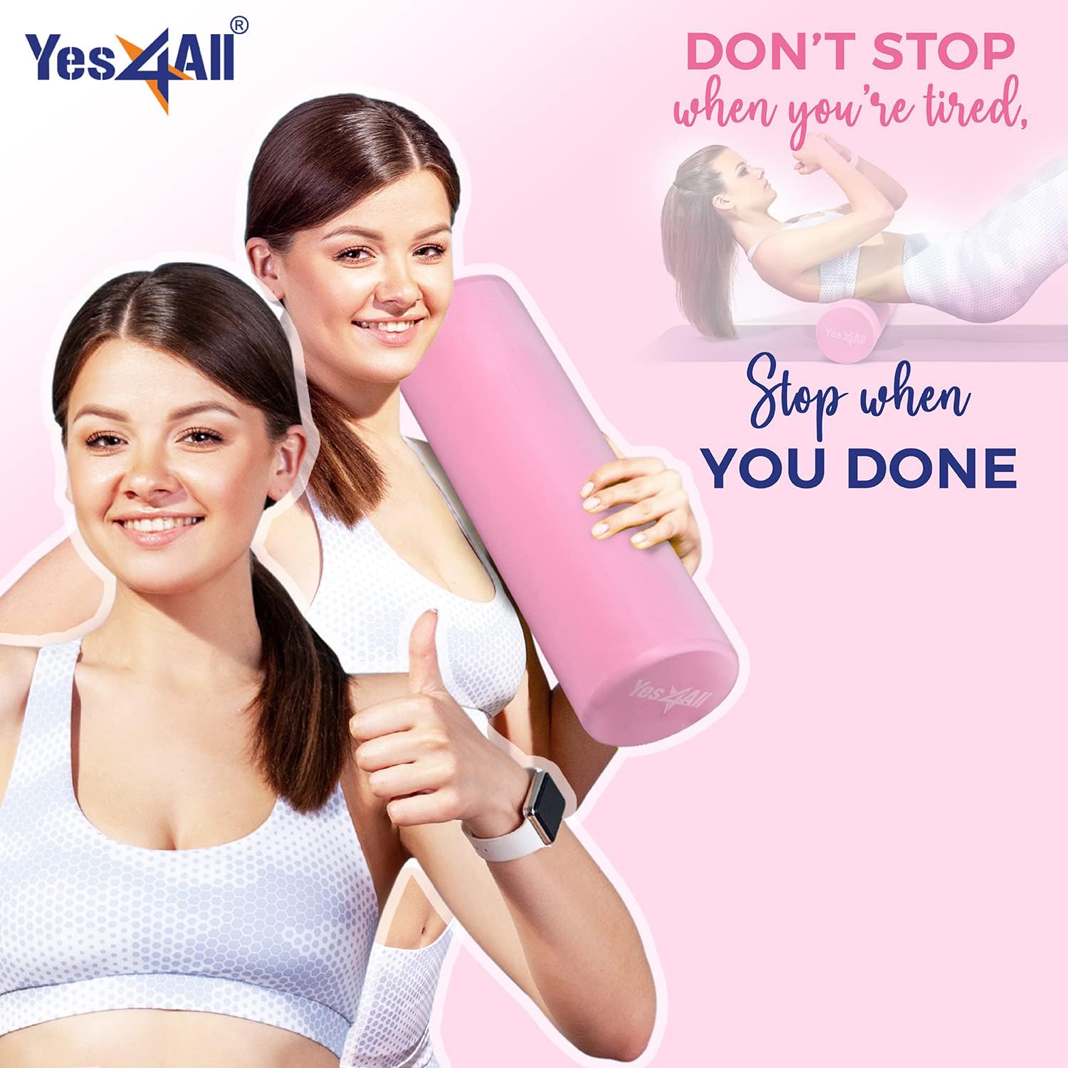 Detalle de Yes4All EVA foam roller 18-inch