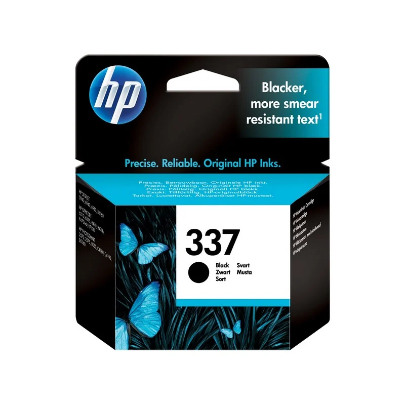 Detalle de HP 337 Cartucho Tinta Original Negro para HP Photosmart y más – 400 páginas