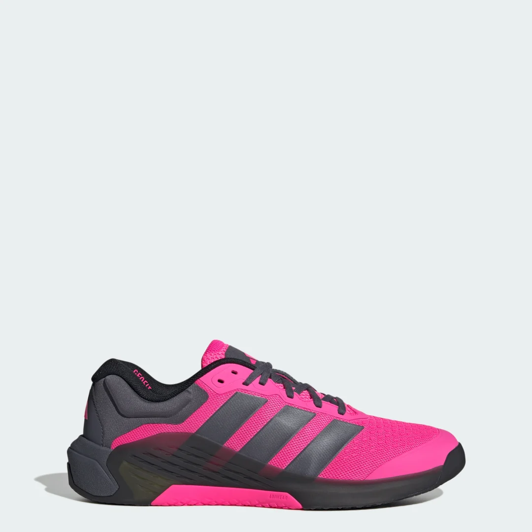 Detalle de Adidas Dropset 4: Zapatilla de training en Rosa, para entrenos con apoyo y versatilidad