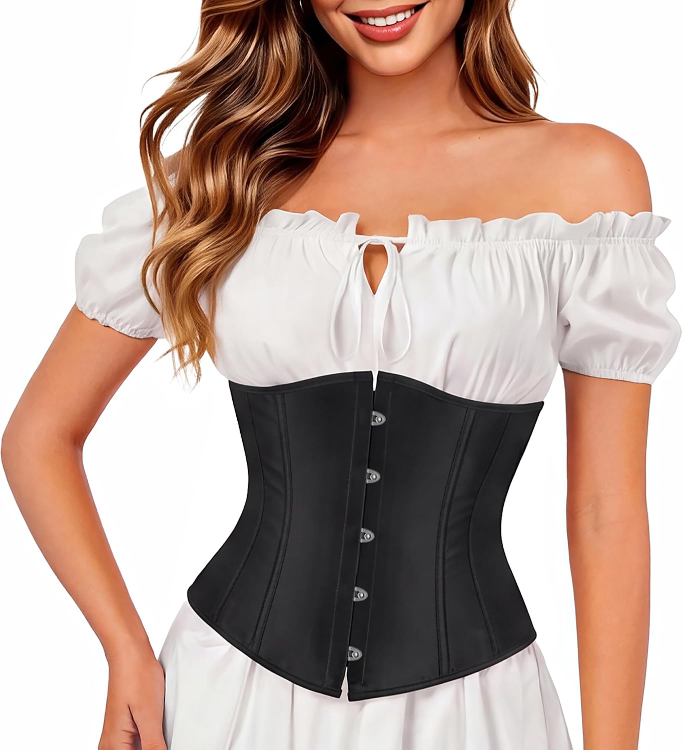 Detalle de Kranchungel Corset Top with Plastic Boning