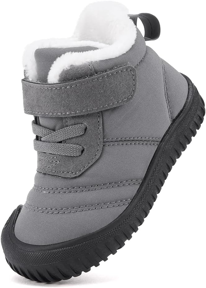 Detalle de BMCiTYBM Toddler Snow Boots with Faux Fur Lining