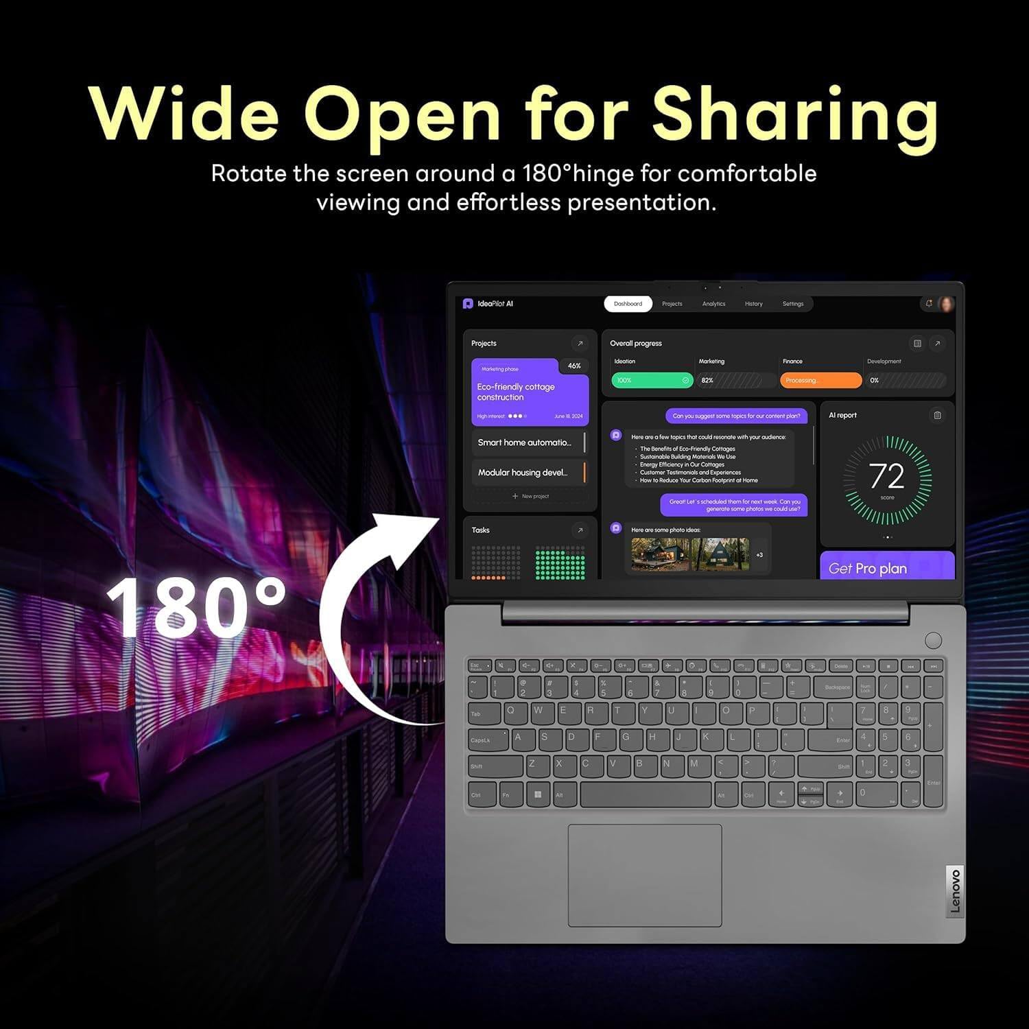 Thumbnail 5 de Lenovo laptop with 15.6-inch FHD display