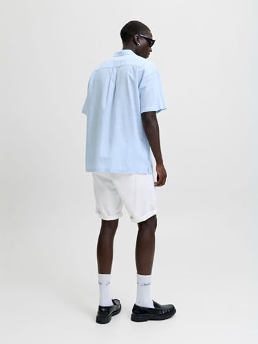 Detalle de JACK & JONES Jjibowie Jjshorts Solid SA SN Bermudas, White, M para Hombre