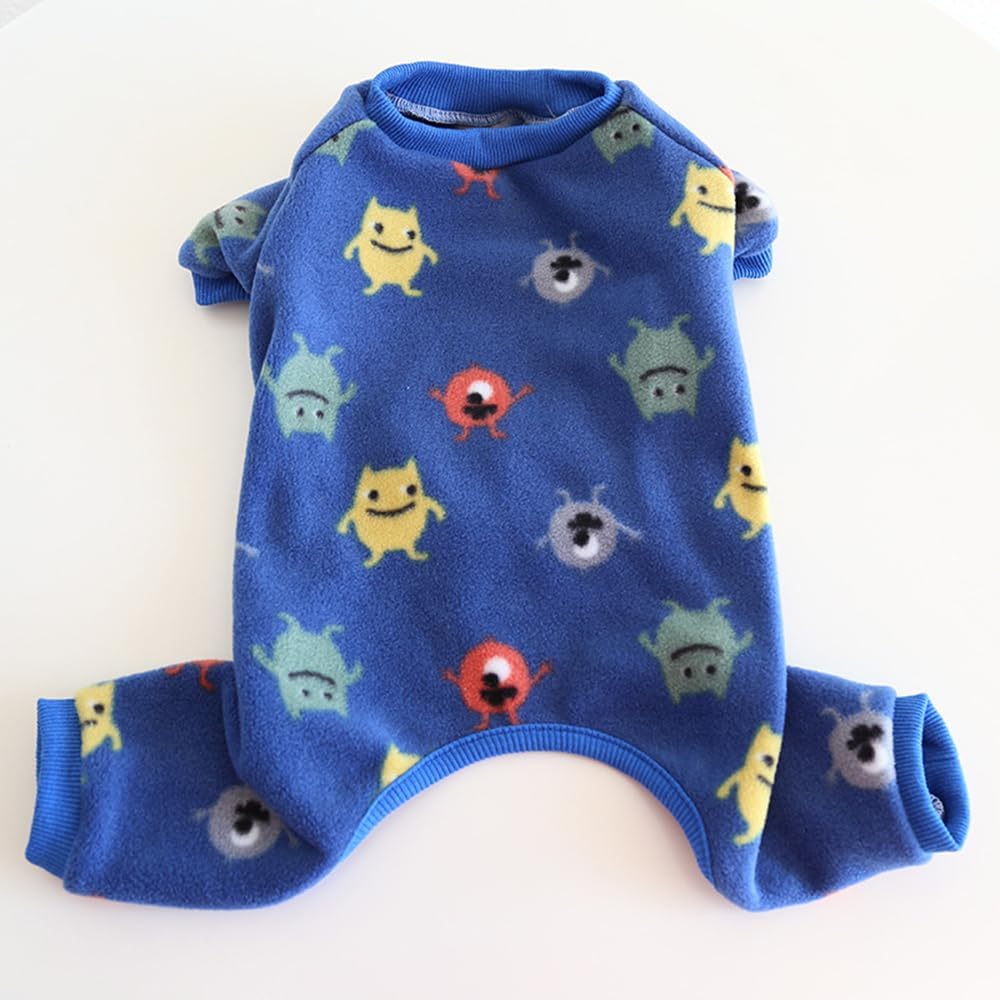 Detalle 2 de Dog pyjamas jumpsuit for fat dogs, Dark Blue M