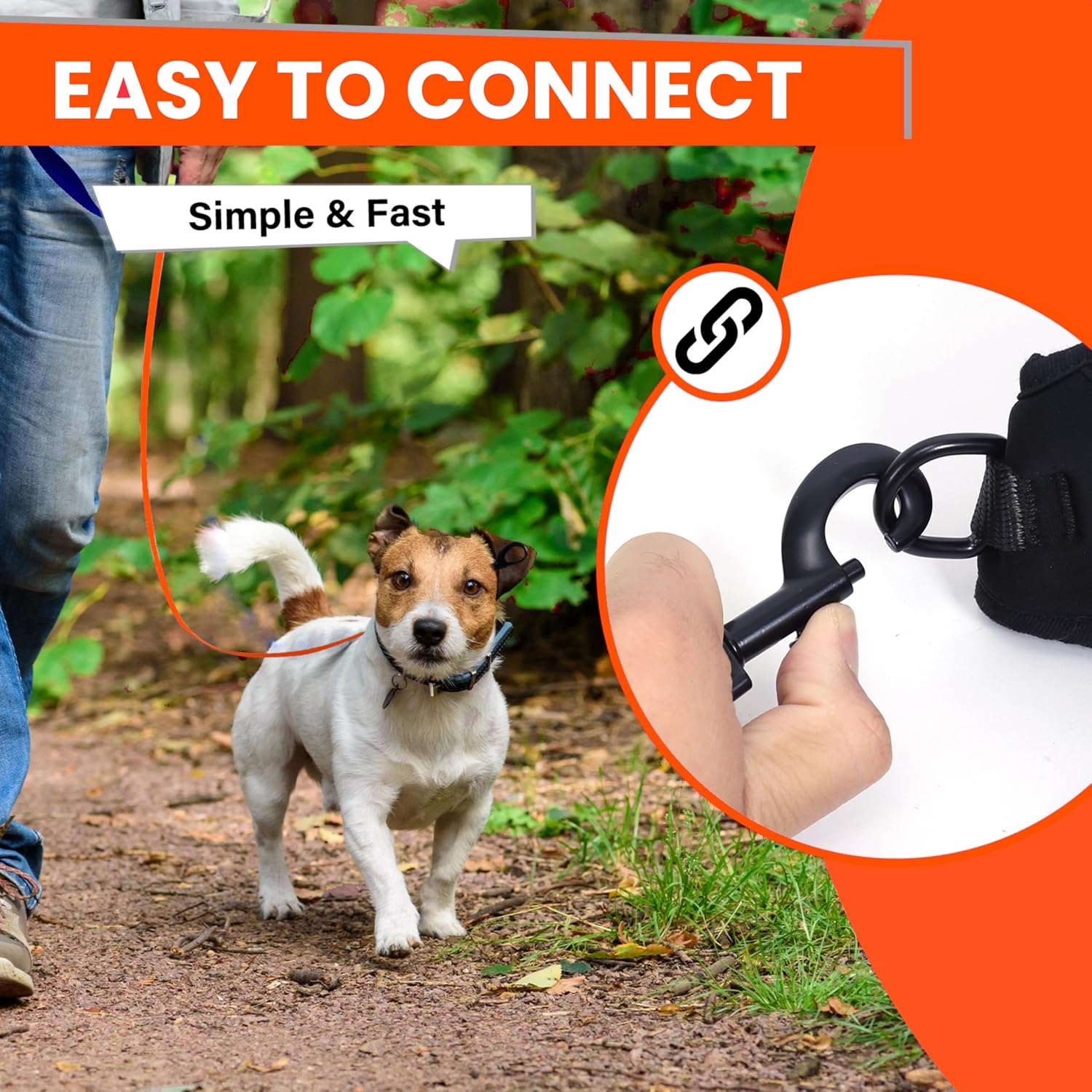 Thumbnail 4 de Loutep Waterproof Biothane Long Line Dog Lead