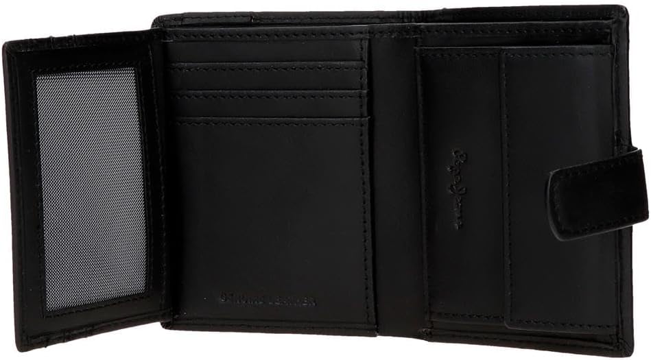 Detalle de Pepe Jeans Portefeuilles en cuir avec porte-monnaie et protection RFID – De Joumma Bags