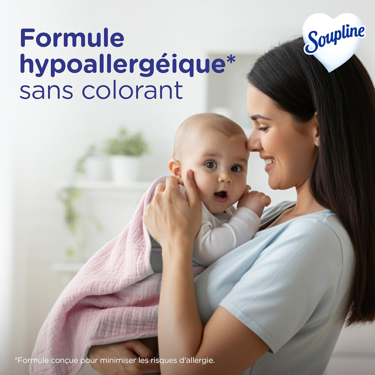 Thumbnail 6 de SOUPLINE Adoucissant Linge Hypoallergénique Concentré Senteur Amande Douce – Lot 3x1,35L