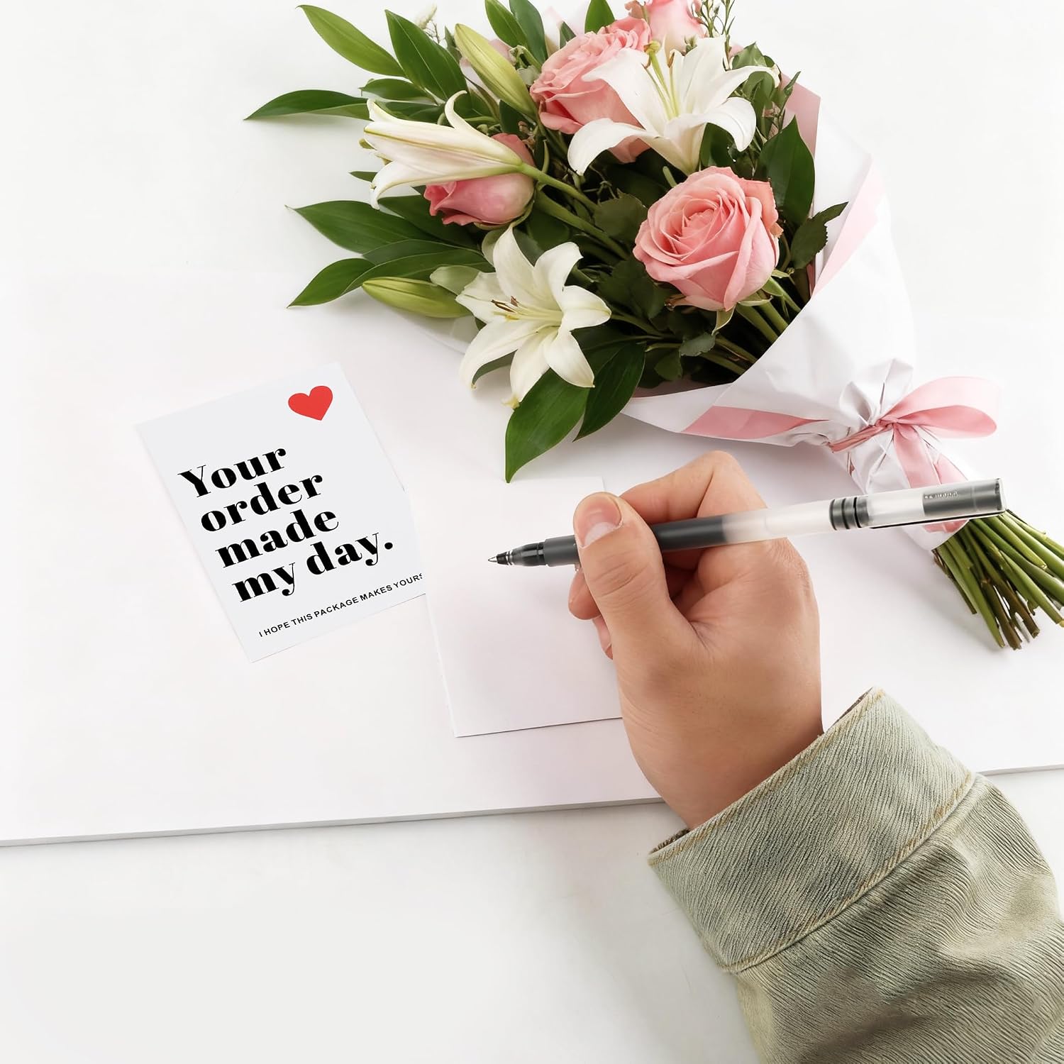 Detalle 2 de Vagocom thank-you cards, 120-piece pack