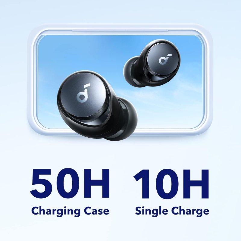 Detalle de Soundcore Space A40 Auriculares inalámbricos con cancelación de ruido