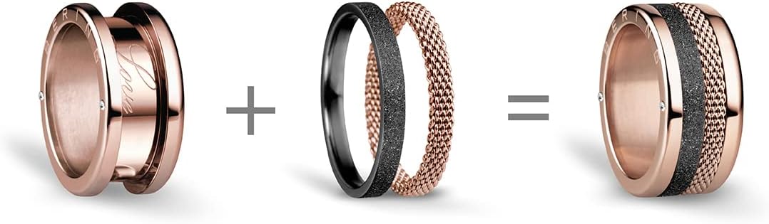 Thumbnail 1 de BERING Femme Bague Size 10 Or Rosé Brillant