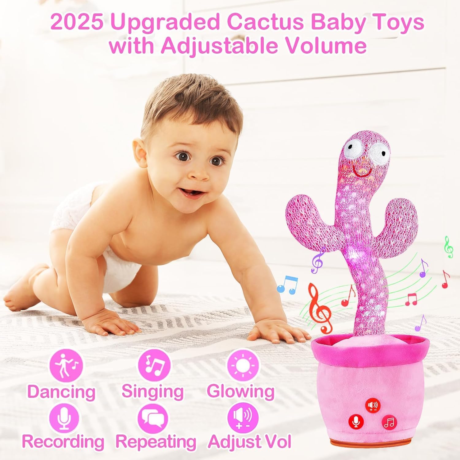 Detalle 2 de Baby Dancing Talking Cactus Toy