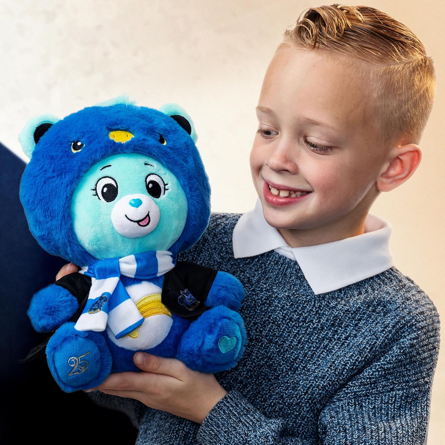 Thumbnail 3 de Care Bears x Harry Potter Ravenclaw Wish Bear 30cm Hoodie Plush (Premium Hogwarts House collectible) – Ages 4+
