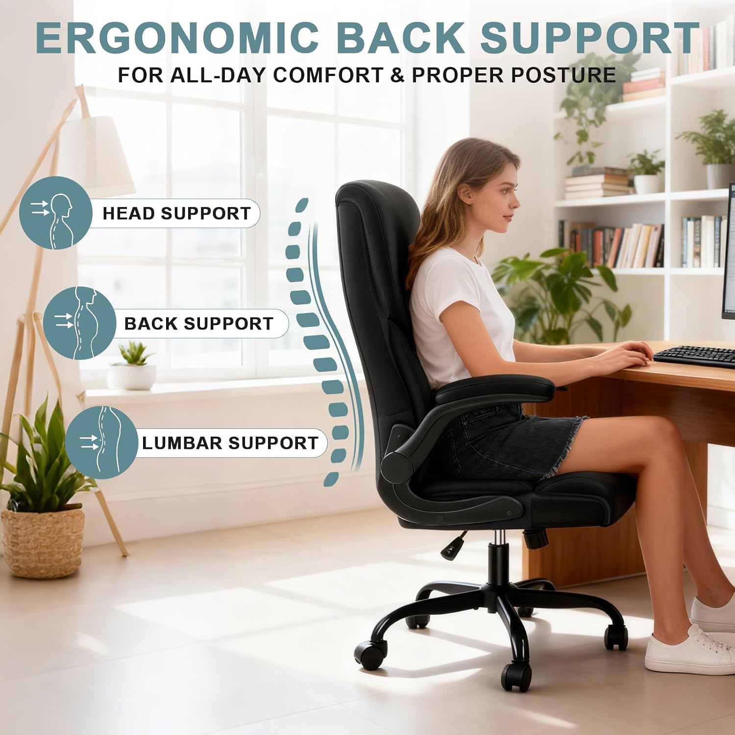 Detalle 2 de Office Chair, PU Leather
