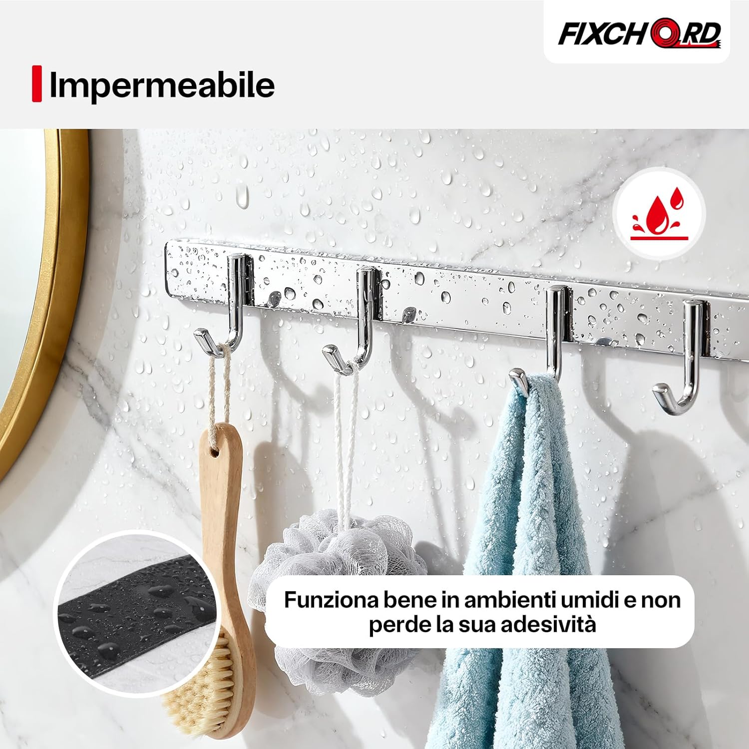 Thumbnail 4 de FIXCHORD Nastro biadesivo extra forte in schiuma acrilica 10 m x 25 mm