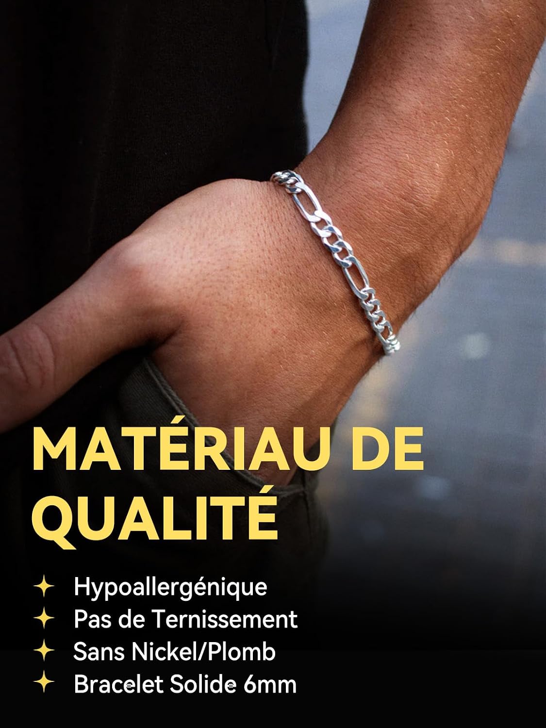 Detalle 2 de ChainsHouse Gourmette Figaro 19 cm