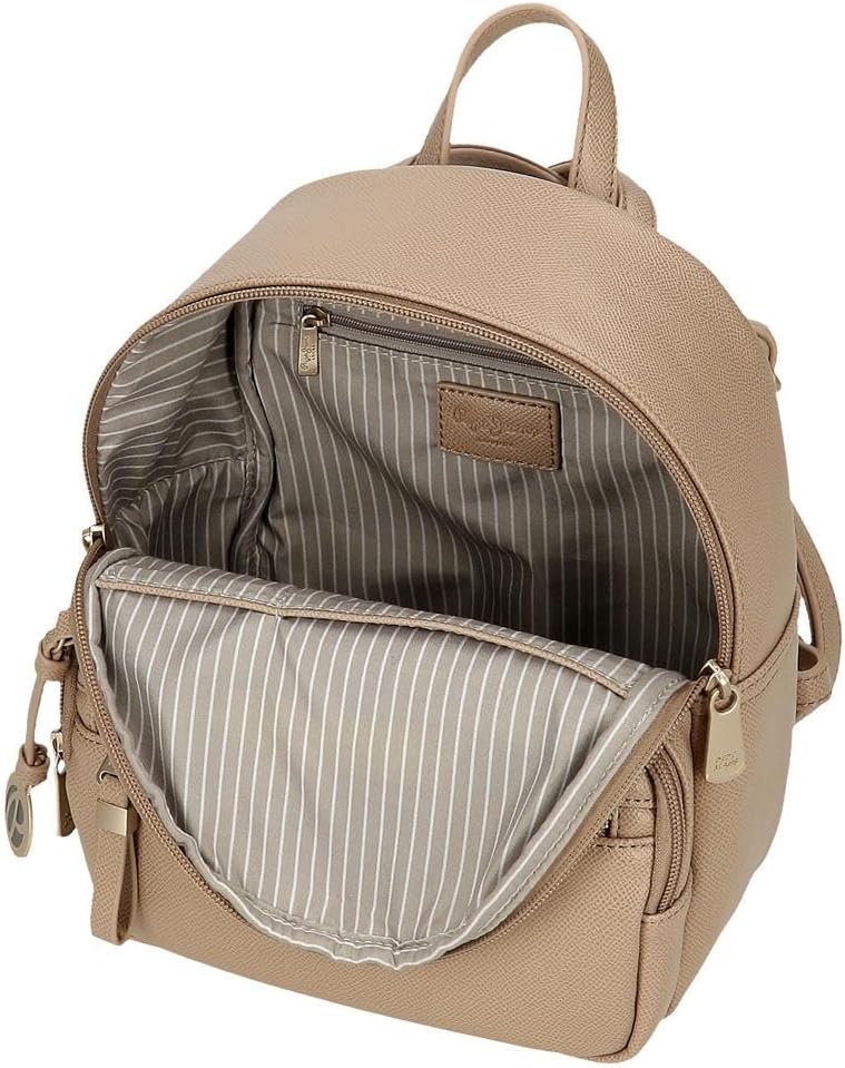Detalle 2 de Pepe Jeans Elia Zaino Casual in pelle sintetica: pratico stile urbano in PU con cinghie regolabili
