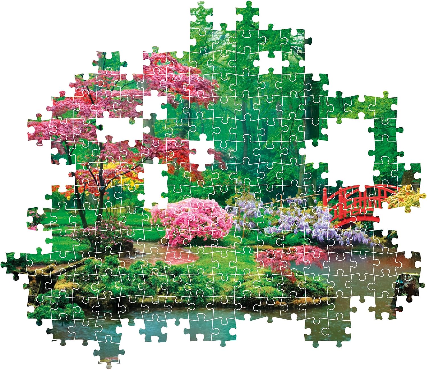 Detalle de Clementoni 500-teilige Peace Collection „Raindrops Lullaby“ – Puzzle für Familie & Deko an der Wand