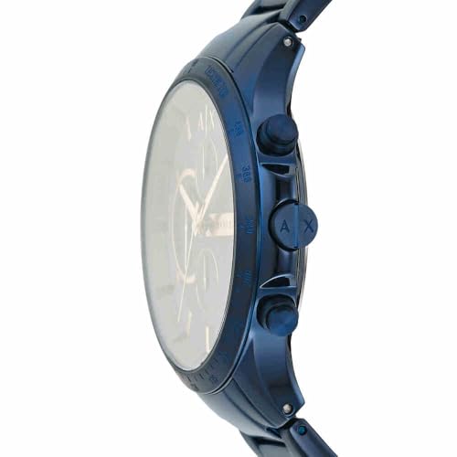 Detalle de Armani Exchange AX2430: Reloj de hombre con esfera azul y acabado en acero