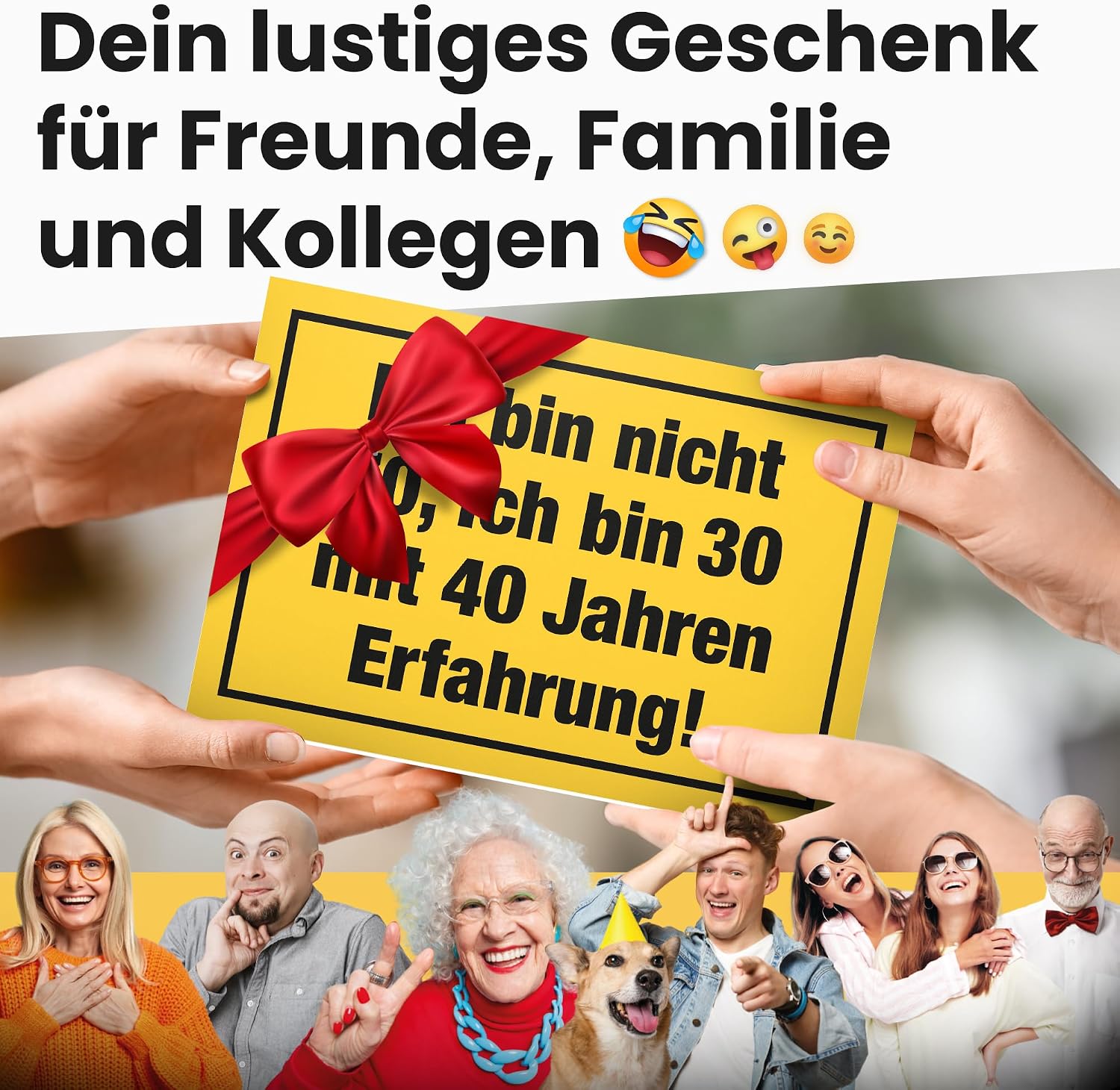 Detalle de DankeDir! Ich bin nicht 70 Jahre Schild 30x20 cm