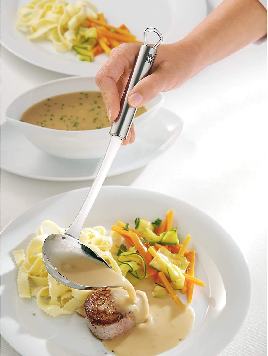 Thumbnail 1 de WMF Profi Plus - Cuchara de Verter 28cm 🍲 Acero Inoxidable