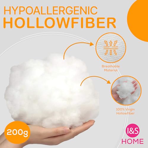 Thumbnail 3 de I&S Home Toy Stuffing 200g – Soft Hollowfibre Filling for Toys, Cushions and More