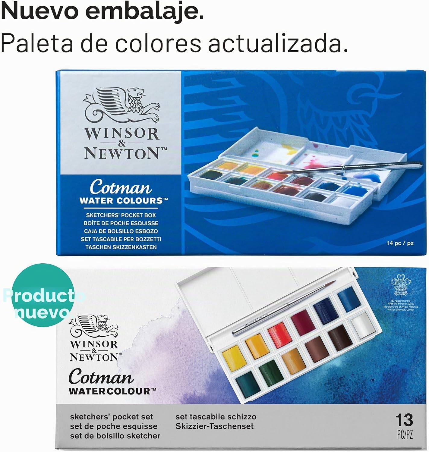 Thumbnail 1 de Winsor & Newton CotMan Set de acuarelas, 1 set 🎨