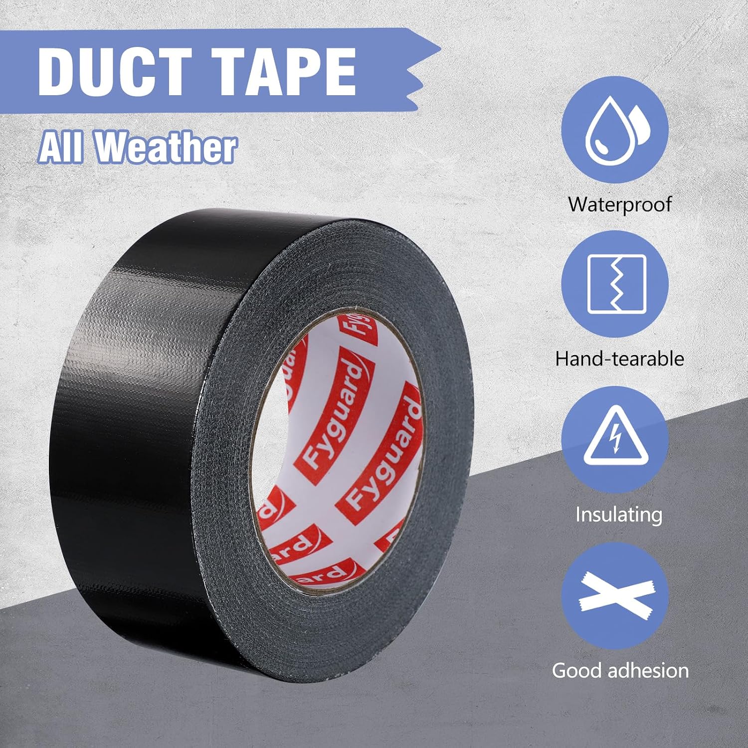 Detalle de Fyguard Duct Tape 48mm x 40m pack of 3