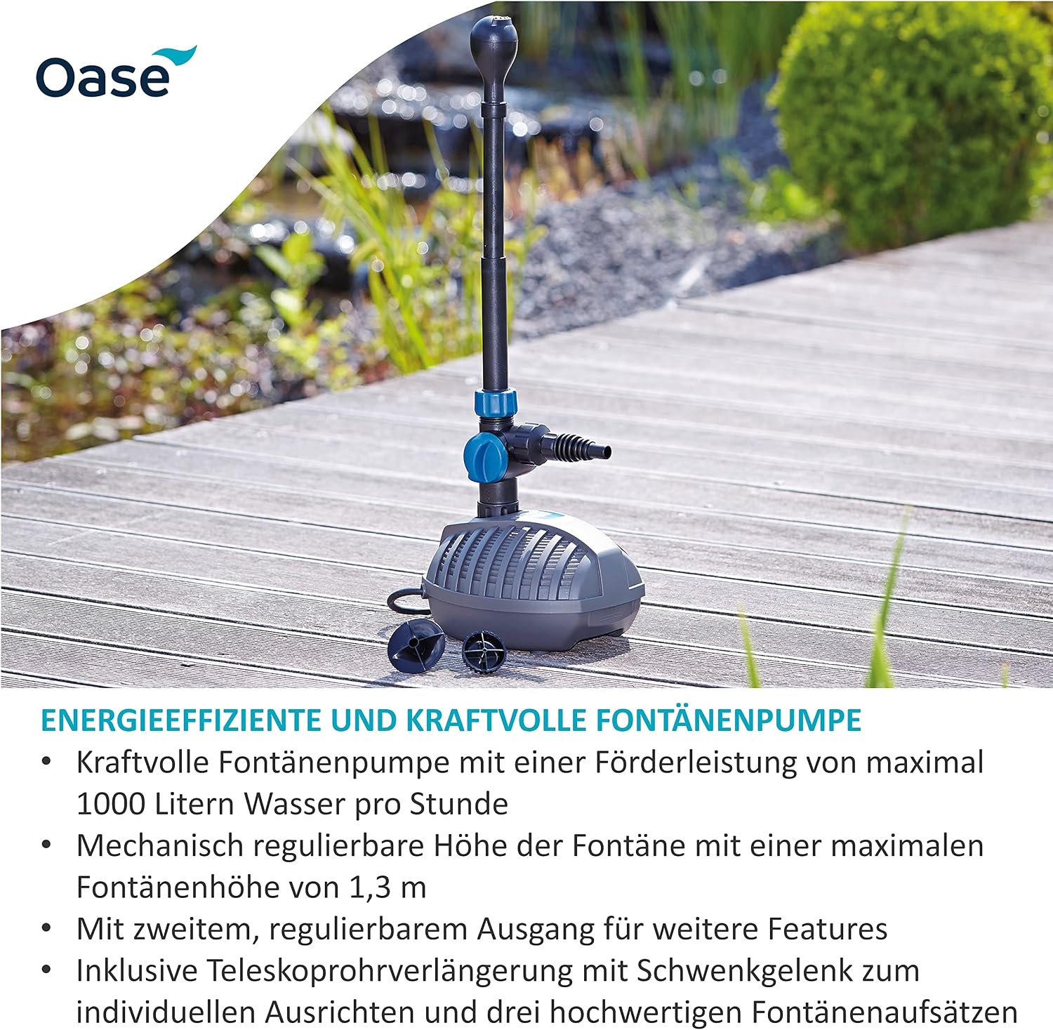 Thumbnail 1 de OASE Aquarius Fountain Set Classic 1000