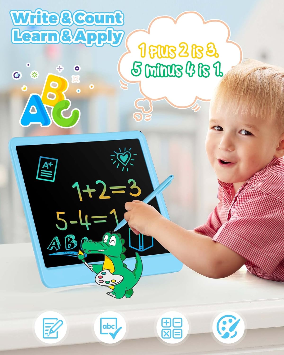 Thumbnail 2 de KOKODI 12 Inch LCD Writing Tablet with Anti-Lost Stylus (Blue) for Kids Ages 3–8