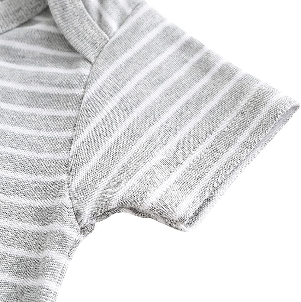Thumbnail 5 de Chamie Baby Bodysuit Cotton Short Sleeve Vests – 5-Pack for Newborns (0–12 Months)
