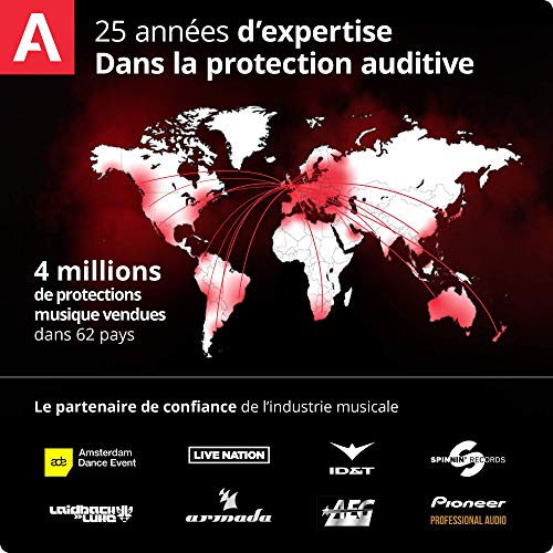 Detalle de Alpine MusicSafe Bouchons d'oreilles – Protection auditive haute fidélité pour musiciens