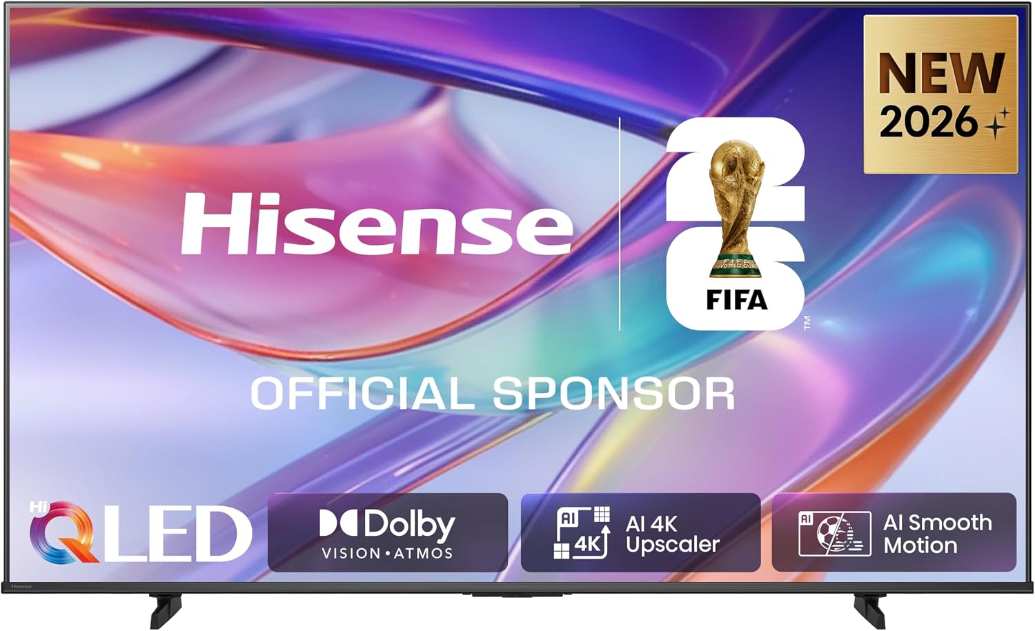 Detalle de Hisense 55E7DS Fernseher – 55 Zoll, 4K UHD QLED, Hi View AI Engine, Game Mode Plus