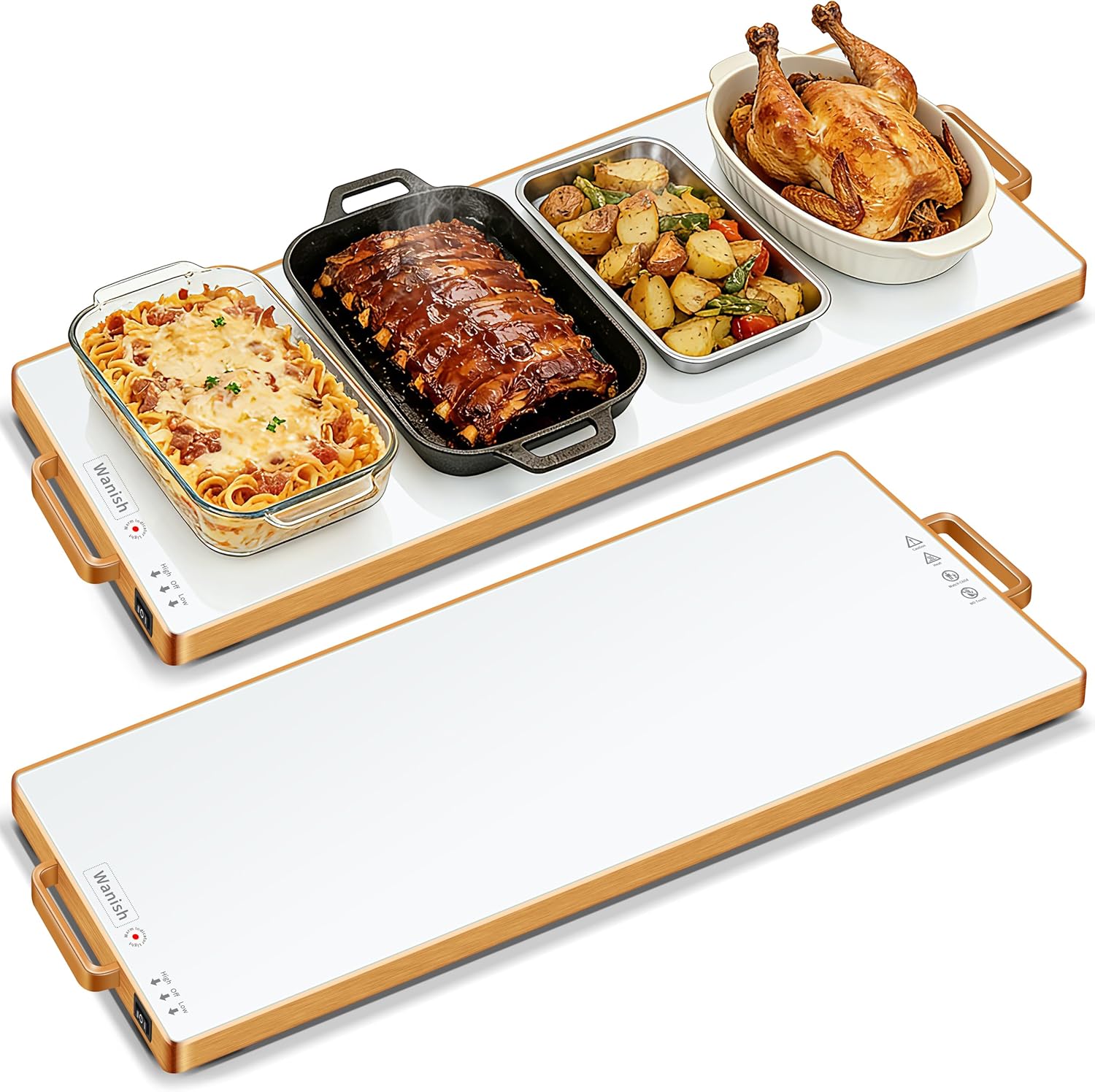 Electric Warming Tray L 32"x12" Warming Mat