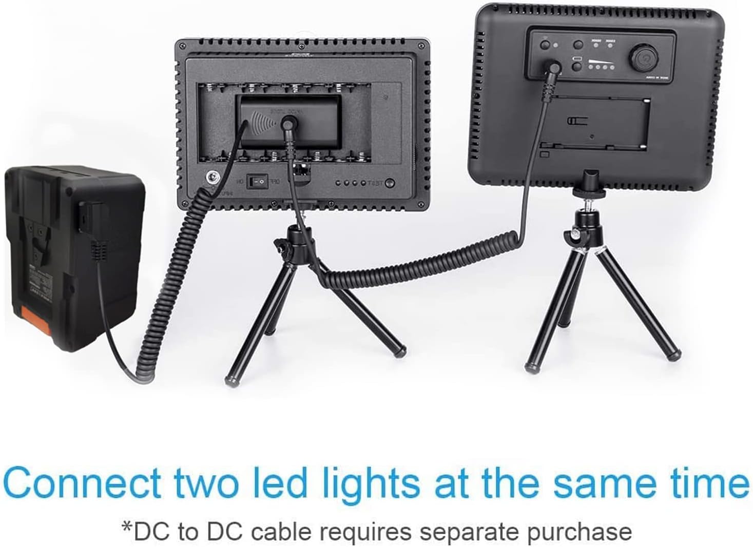 Thumbnail 3 de DF DIGITALFOTO NP F550 Dummy Battery to D-Tap Cable for Sony NP-F550/570/750/770/950/970 Monitors