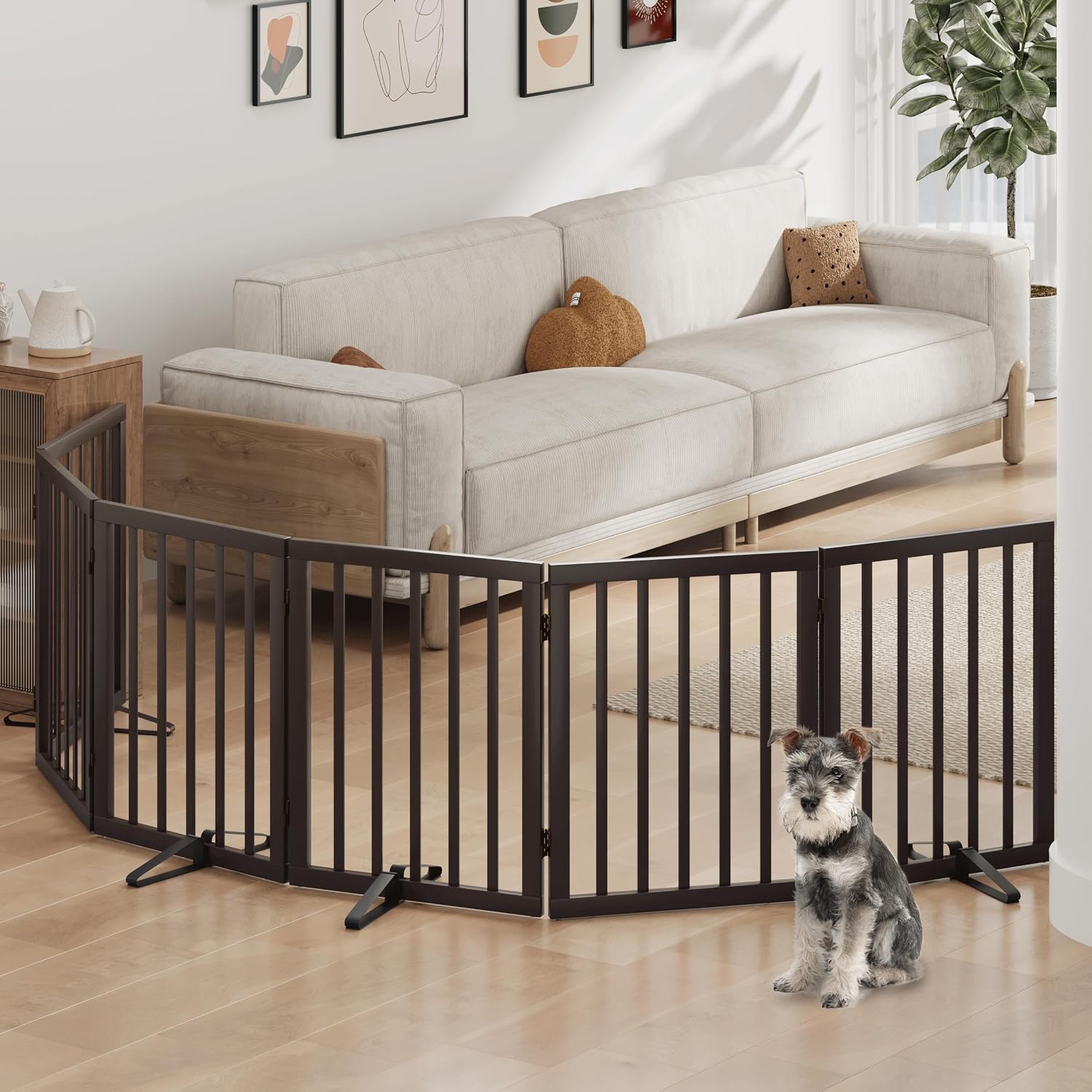 Thumbnail 6 de Dog doorways gate 6-panel, foldable