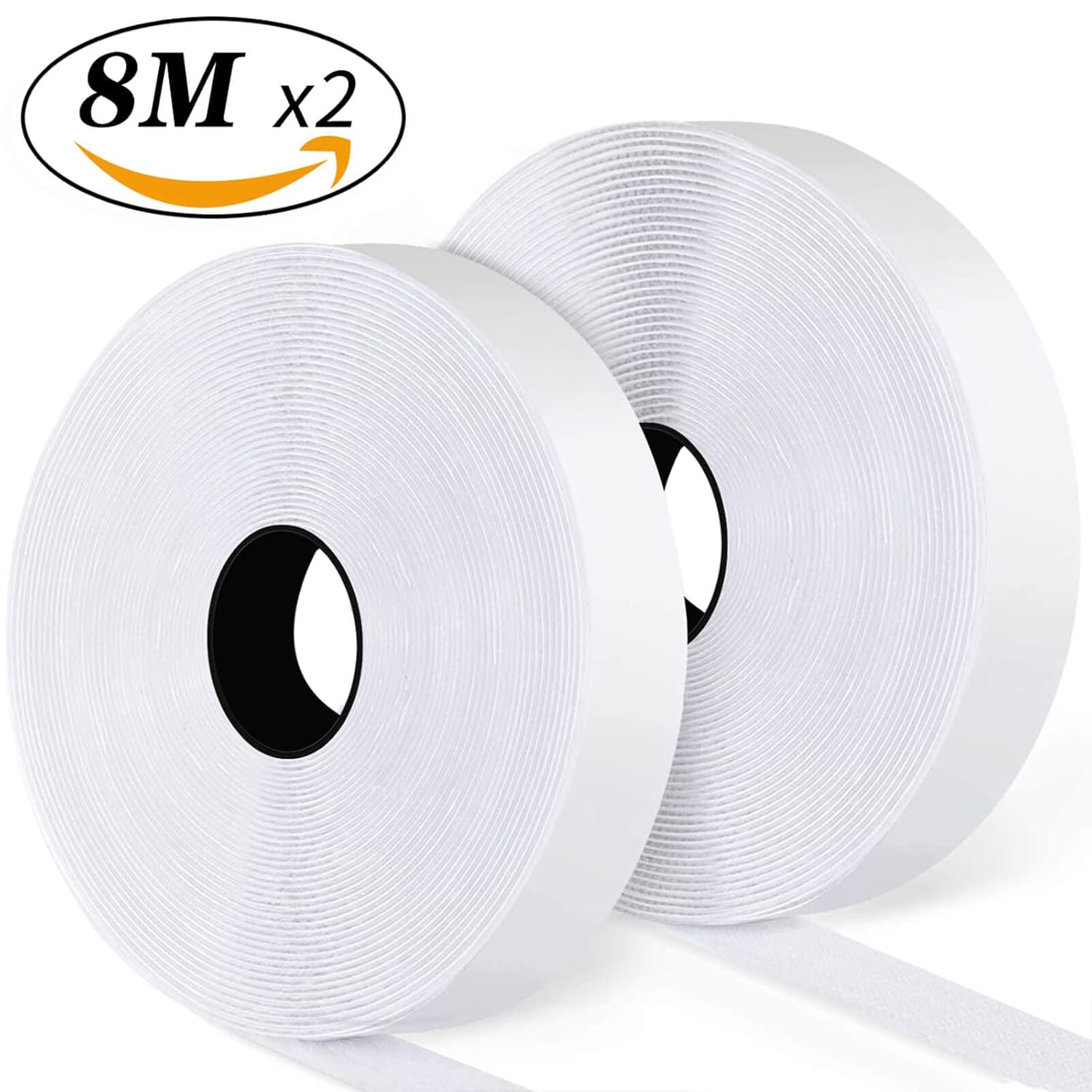 Detalle 2 de Blooven 20 mm x 8 m cinta hook y loop autoadhesiva