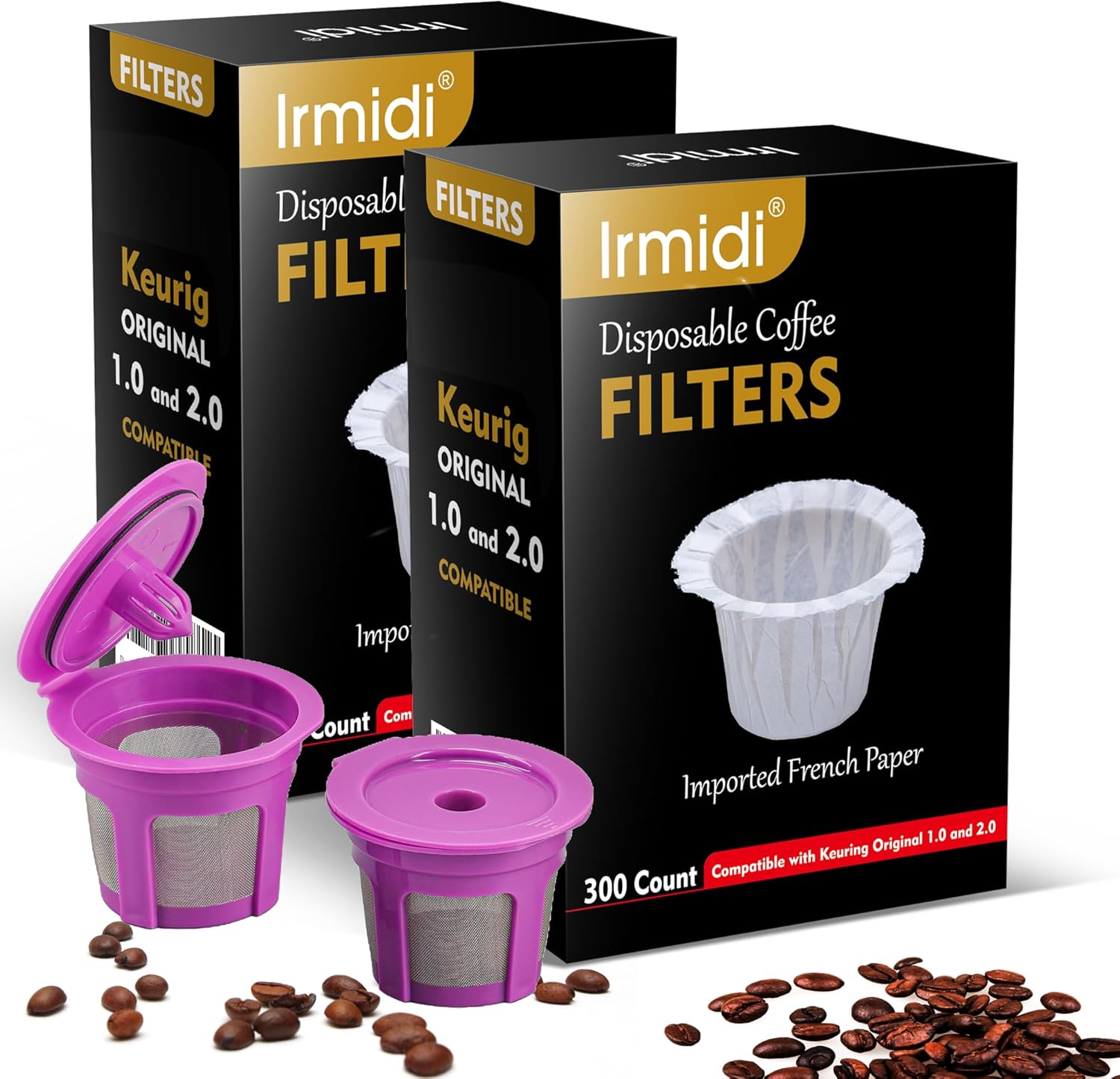 Thumbnail 6 de Irmidi 300 Count Disposable Coffee Filters