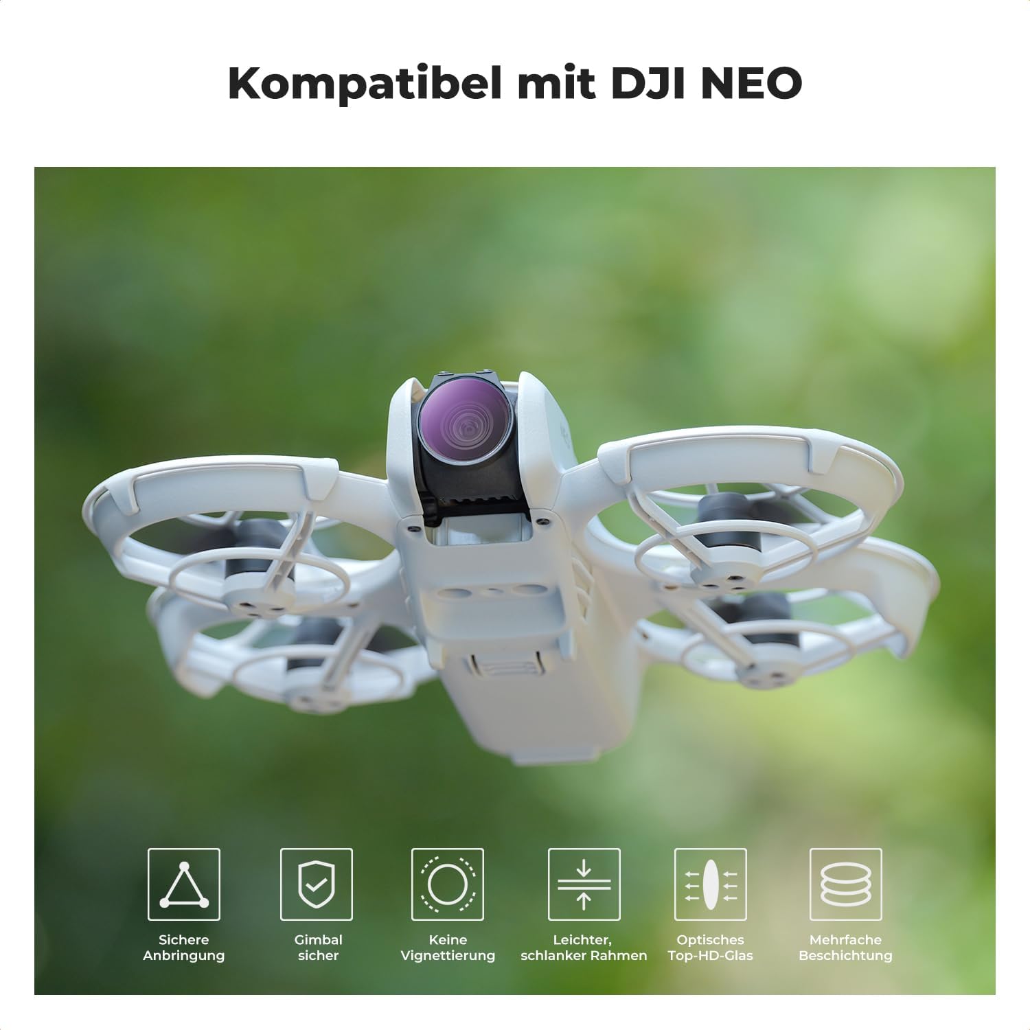Thumbnail 1 de K&F CONCEPT ND Filter Kit für DJI NEO 4er Set