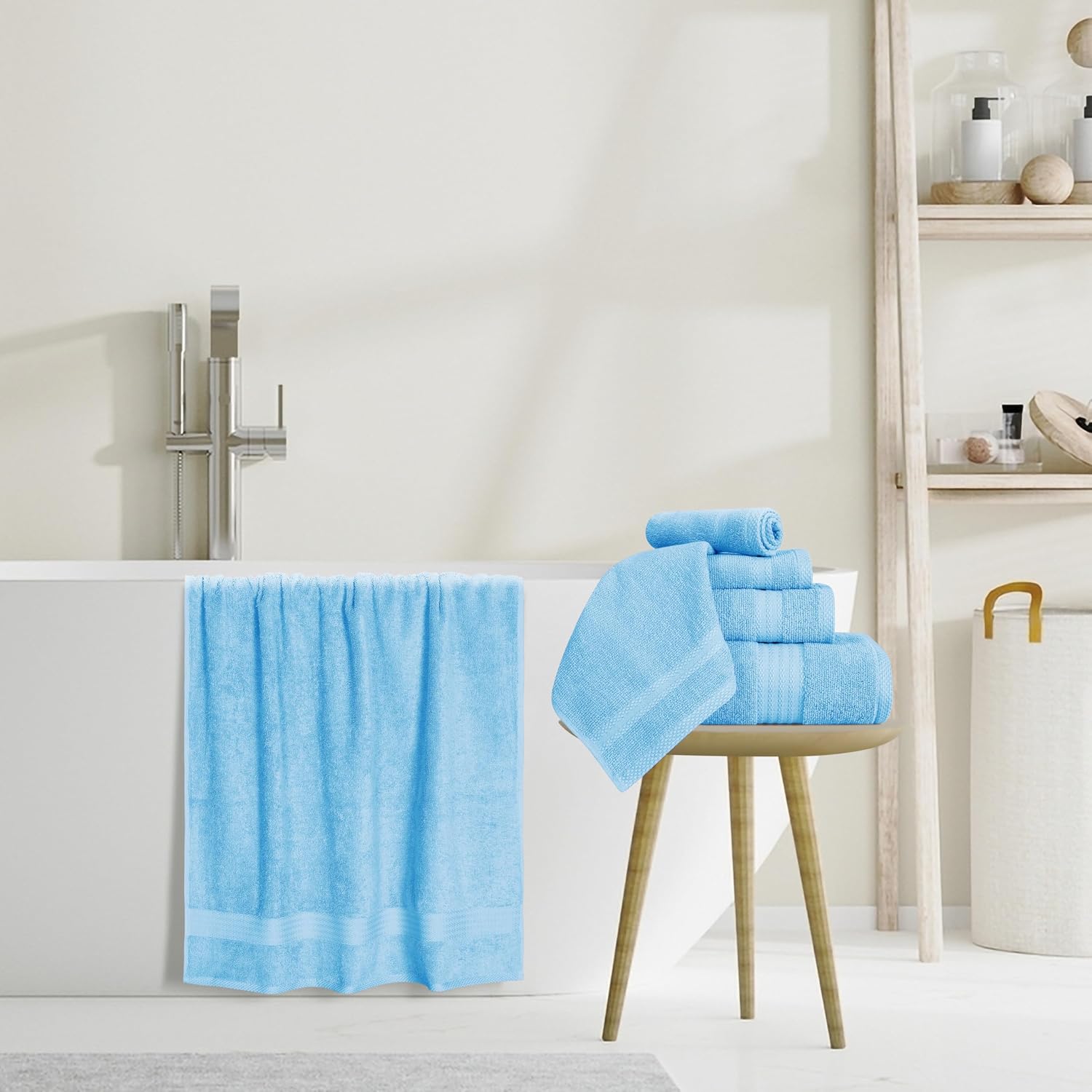 Thumbnail 4 de GLAMBURG Cotton Towel Set, 8-Piece