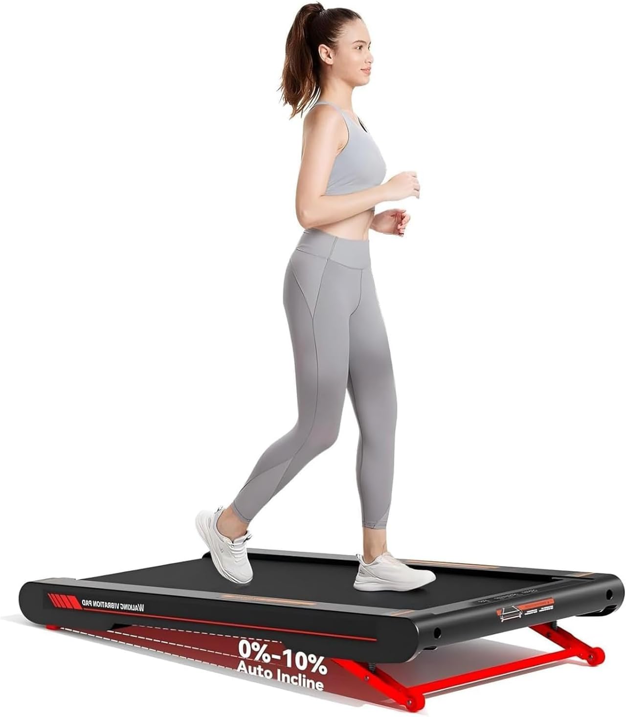 Thumbnail 6 de Lysole 4 in 1 Walking Vibration Pad (Under Desk Treadmill) with Auto Incline, Remote & App Control