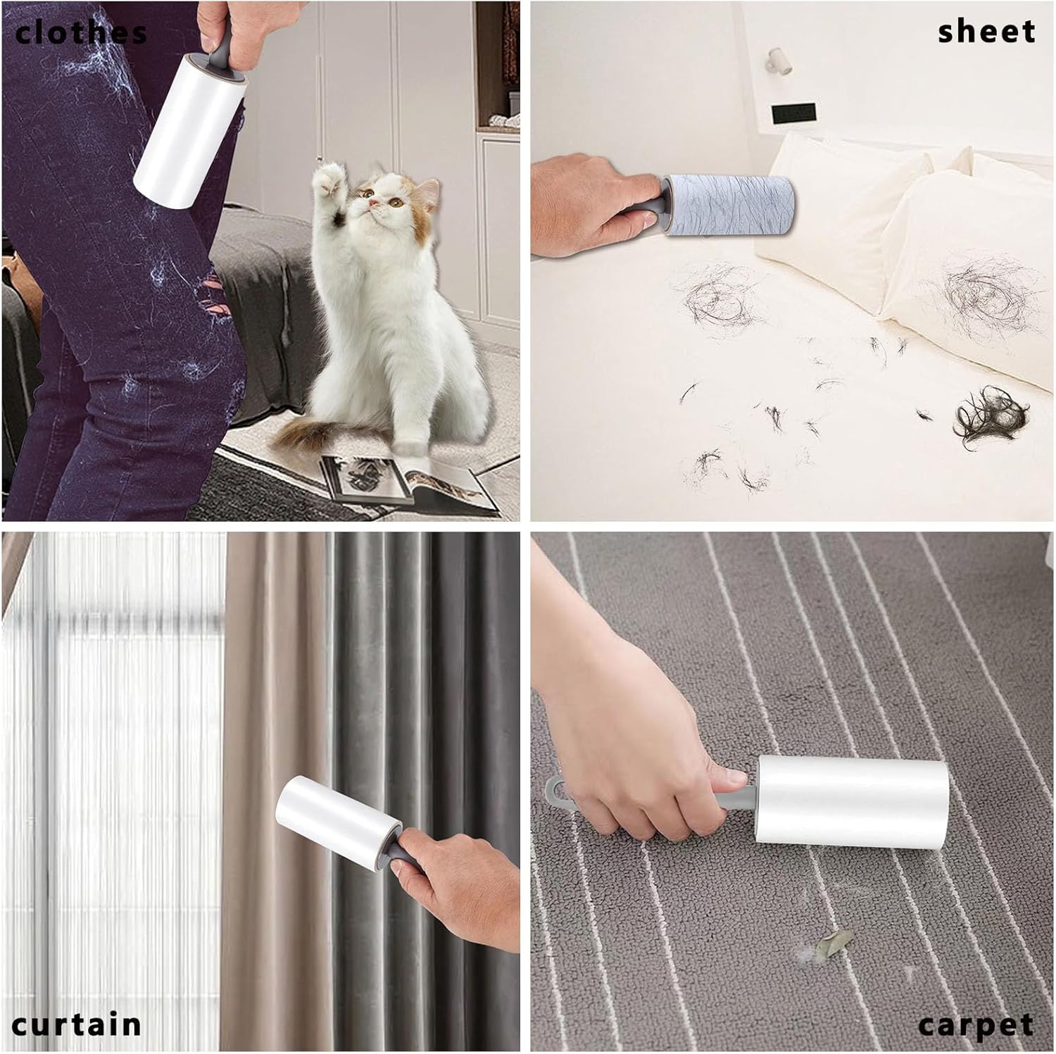 Thumbnail 4 de Omtofo Fusselrolle 540 Blatt 🧹