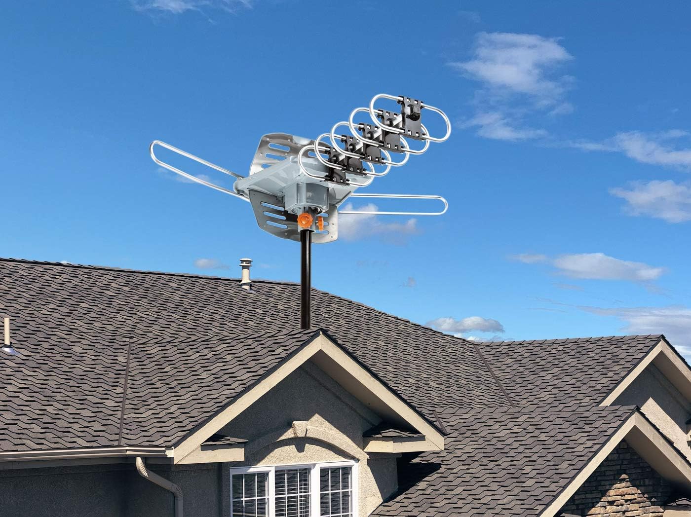 Thumbnail 6 de Five Star Outdoor HDTV Antenna 150 Mile Long Range with 360° Rotation
