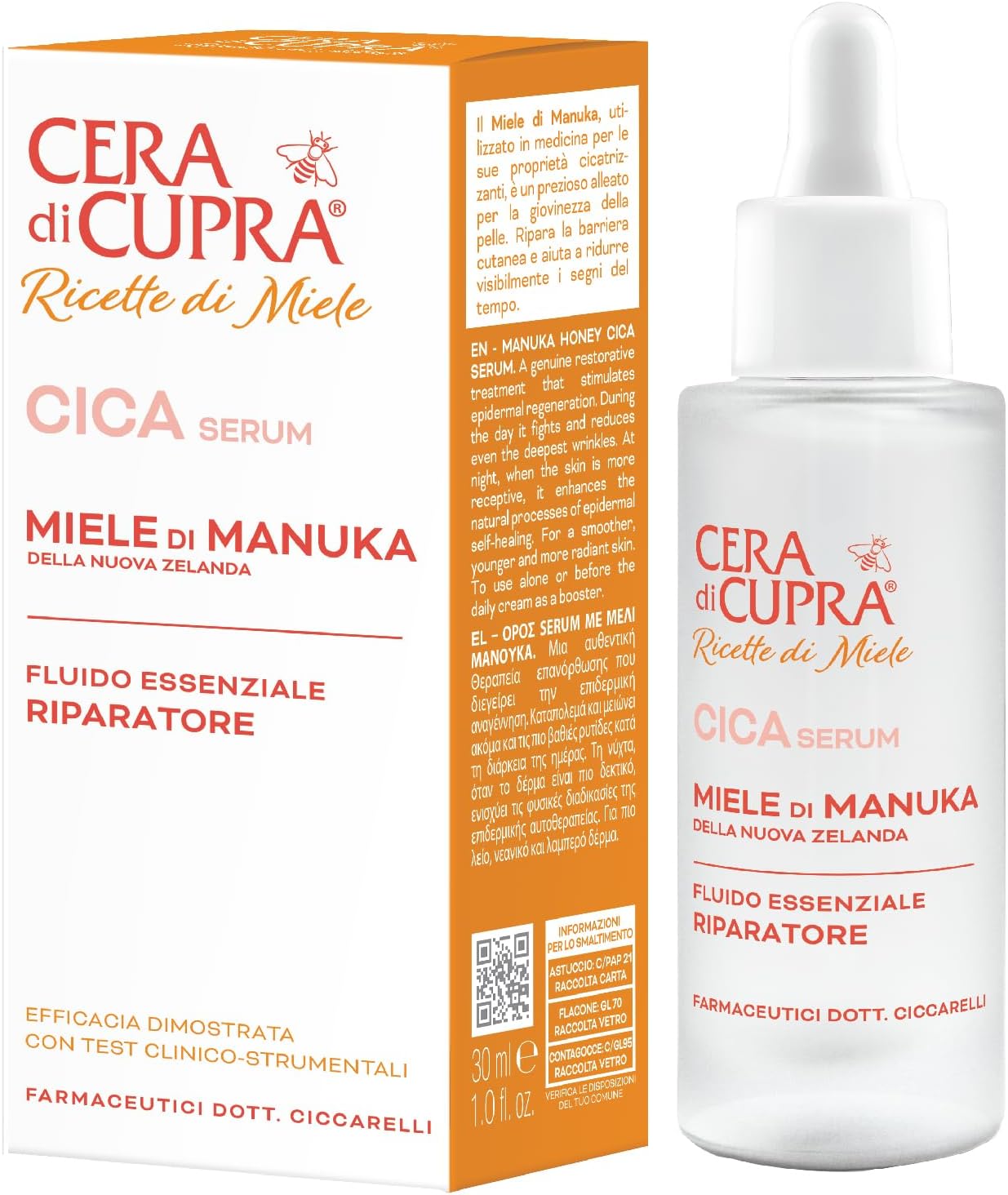 Imagen de Cera di Cupra Cica Serum al Miele di Manuka NZ 30 ml – Rigenera la barriera cutanea en OfertitasTOP