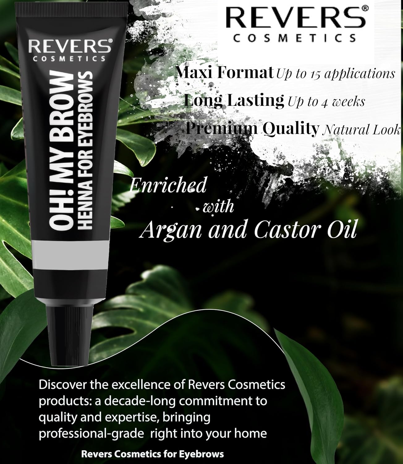 Detalle de REVERS COSMETICS Tinta Sopracciglia Castano Chiaro 4 settimane