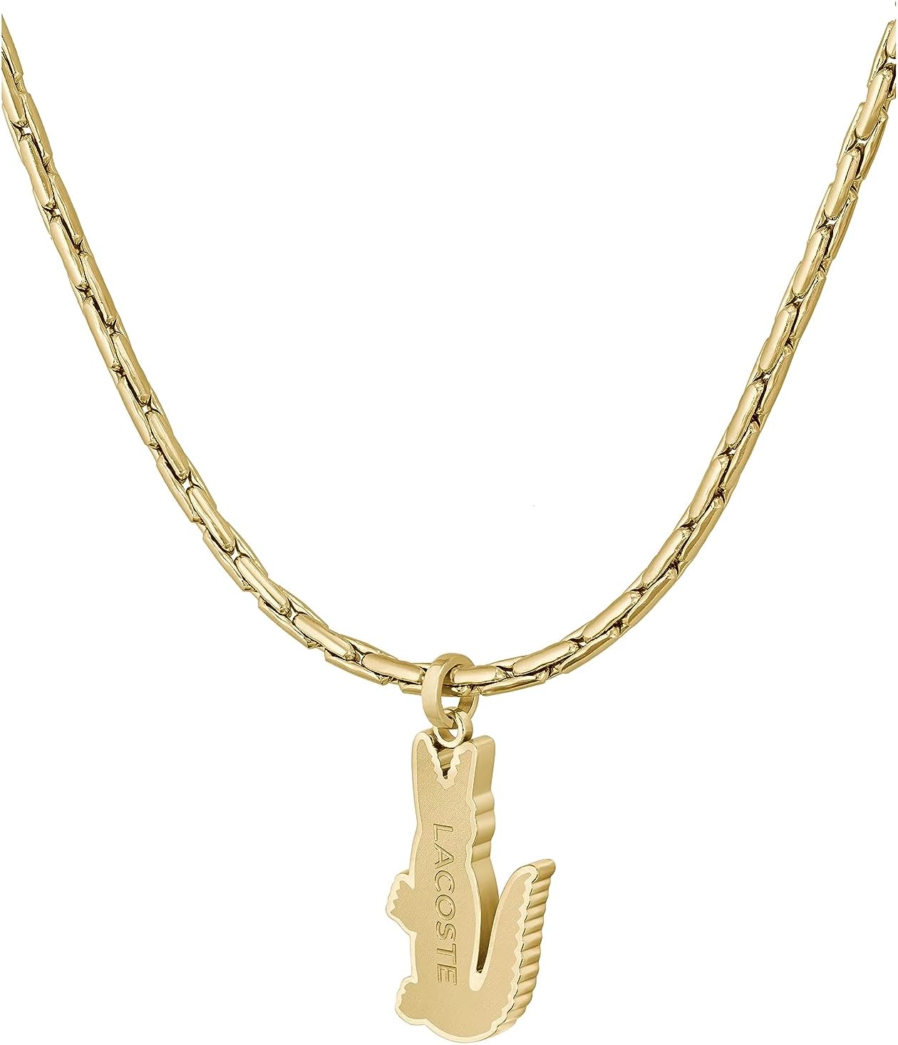 Thumbnail 2 de Lacoste Collier Pendentif Homme en acier inoxydable – finition argent ou doré (Collection ARTHOR)