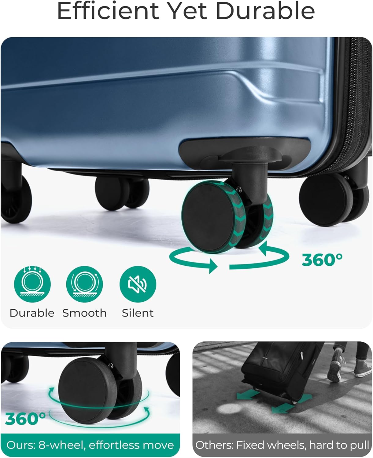 Thumbnail 4 de BAGSMART Carry-On Luggage 20" ⚙