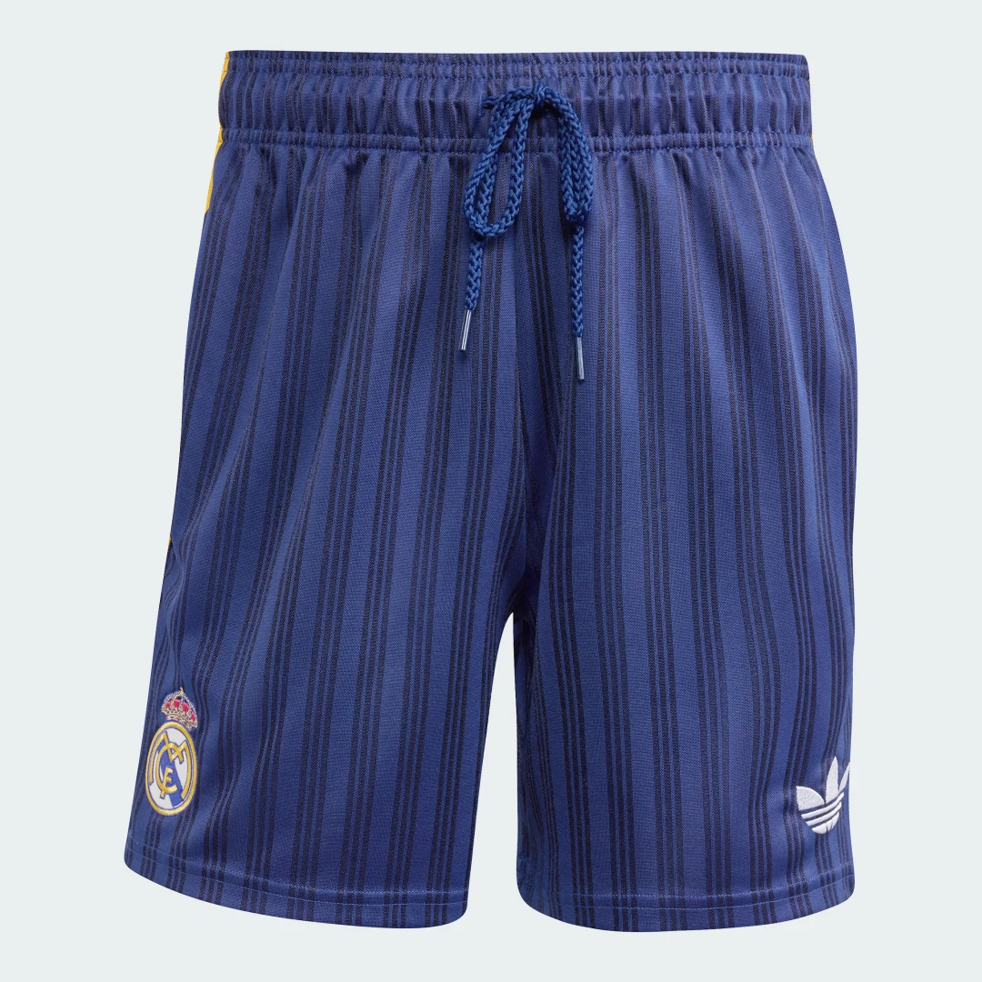 Detalle 2 de Pantalón corto Real Madrid Originals de Adidas – azul, para fans y entrenamientos