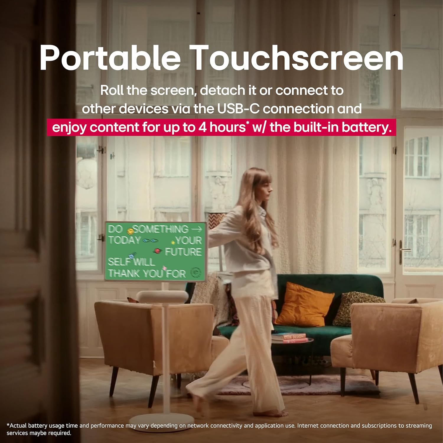 Detalle 1 de LG Portable Touchscreen TV, 27-Inch